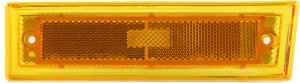 Front Side Marker Light for Chevrolet Suburban (1981-1991), Left (Driver), Lens and Housing, Without Chrome Trim, Replacement