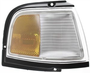 Corner Light Lens and Housing for Oldsmobile Cutlass Ciera 1988-1996, Right (Passenger) Side Marker, Replacement