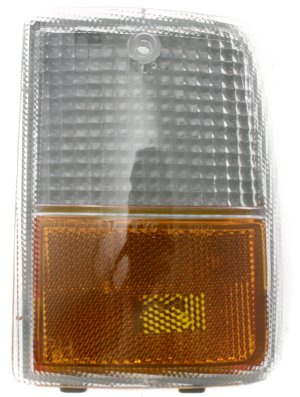 Right (Passenger) Corner Light Lens and Housing for Chevrolet Caprice 1987-1990, Replacement