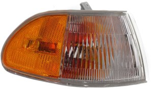 Corner Light Assembly for Honda Civic 1992-1995, Right (Passenger) Side Marker, 4-Door, Replacement