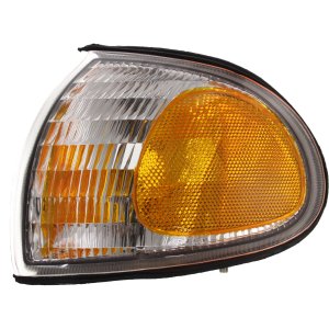 Corner Light Lens and Housing for 1995-1997 Ford Windstar, Left (Driver) Side, Park Light, Replacement