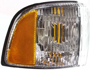 Corner Light for Dodge RAM 1500 1994-2001, RAM 2500/3500 1994-2002, Right (Passenger) Side, Lens and Housing, without Sport Package, Replacement