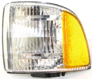Corner Light for Dodge RAM 1500 (1994-2001), 2500/3500 (1994-2002), Left (Driver) Lens and Housing, without Sport Package, Replacement