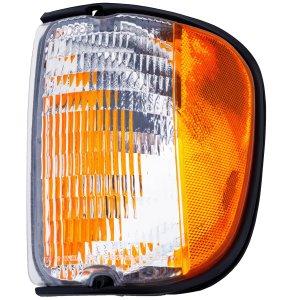 Corner Light for Ford Econoline Van 1992-2003, Left (Driver), Lens and Housing, Park/Side Marker Light, To 12-2-02, Replacement
