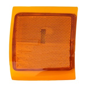 Front Side Marker Light for Chevrolet C/K Full Size Pickup 1994-2000, Left (Driver) Lower Lens and Housing with Dual Sealed Beam Headlights, Reflector, Replacement