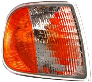 Corner Light for Ford F-Series 1997, Right (Passenger) Side, Lens and Housing, Up to June 1996, Replacement
