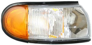 Corner Light for Nissan Quest 1996-1998, Right (Passenger) Side, Lens and Housing, Placement Next To Headlight, Replacement