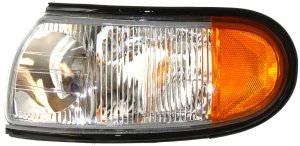 Corner Light for Nissan Quest 1996-1998, Left (Driver) Side, Lens and Housing, Next to Headlight, Replacement