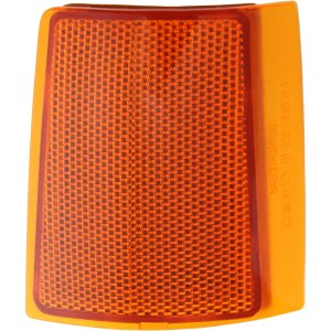 Front Upper Side Reflector Light for Chevrolet C/K Full Size Pickup 1994-2002, Right (Passenger), Suitable for Composite Dual Headlight, Replacement