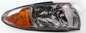 Corner Light for Pontiac Grand Prix 1997-2003, Right (Passenger) Side, Lens and Housing, Replacement