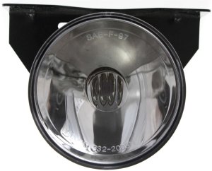 Front Fog Light Assembly for Pontiac Grand Am 1992-1998, Right (Passenger)=Left (Driver), with Mounting Bracket, Coupe/Sedan, Replacement