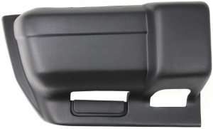 Front Bumper End for Jeep Cherokee 1997-2001, Right (Passenger) Side, Textured, Compatible with Sport Model, Replacement
