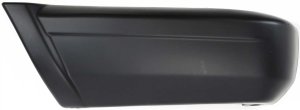 Rear Bumper End for Jeep Cherokee 1997-1999, Left (Driver), Primed (Ready to Paint), Black, with Country Package, Replacement