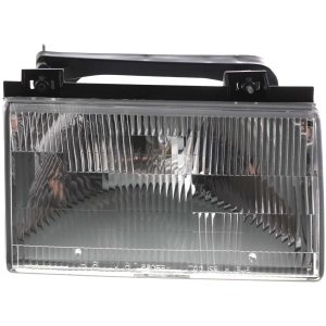 Headlight Assembly for Ford Tempo, 1988-1991, Right (Passenger), Halogen, Replacement