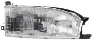 Headlight Assembly for Toyota Camry 1992-1994, Right (Passenger) Side, Halogen, Compatible with USA Built Vehicle, Replacement