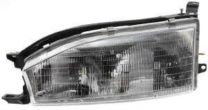 Headlight Assembly for Toyota Camry 1992-1994, Left (Driver), Halogen, USA Built Vehicle, Replacement