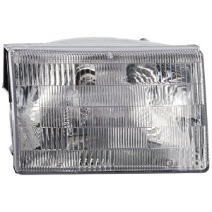 Headlight Assembly for Jeep Grand Cherokee 1993-1998, Right (Passenger), Halogen, fits Canada/USA Built Vehicle, Replacement