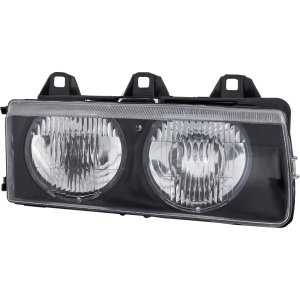 Headlight Assembly for BMW 3-Series (1992-1999), Right (Passenger) Side, Halogen, Replacement - Fits 318i, 318is, 323i, 328i, M3