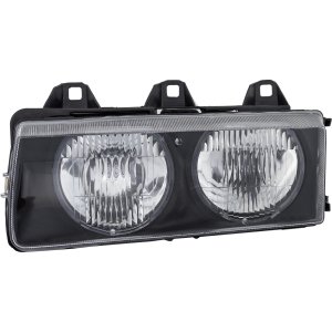 Headlight Assembly for BMW 3-Series (1992-1999), Left (Driver) Side, Halogen, Replacement - Fits 318i, 320i, 325i, 328i, M3.