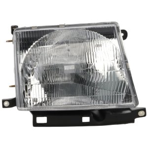 Headlight Assembly for Toyota Tacoma 1997-2000, Right (Passenger), Halogen, Composite, 2WD (Two-Wheel Drive)/ (1998-2000 4WD (Four-Wheel Drive)), Replacement