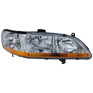 Headlight Lens and Housing for Honda Accord 2001-2002, Right (Passenger), Replacement