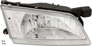 Headlight Assembly for Nissan Altima 1998-1999, Right (Passenger), Halogen, Replacement