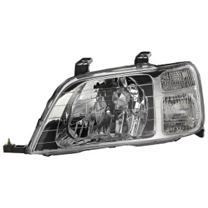 Headlight for Honda CR-V 1997-2001, Left (Driver) Side, Lens and Housing, Halogen, Replacement