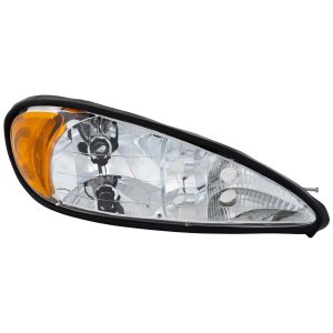 Headlight Assembly for Pontiac Grand Am 1999-2005, Right (Passenger) Side, Halogen, Replacement