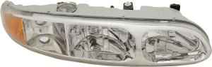 Headlight Assembly for Oldsmobile Alero 1999-2004, Right (Passenger) Side, Halogen, Replacement