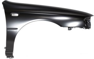 Front Fender for Subaru Impreza 1998-2001, Right (Passenger) Side, Primed (Ready to Paint), RS Model, Coupe, with Side Light Holes, Replacement