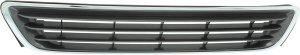 Grille for Lexus ES300, 1997-1999, Chrome Shell with Gray Insert, Replacement