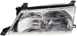 Headlight Assembly for Toyota Avalon 1995-1997, Left (Driver), Halogen, Replacement