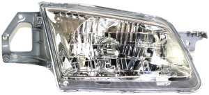 Headlight Assembly for Mazda Protege 1999-2000, Right (Passenger) Side, Halogen, Replacement