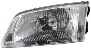 Headlight Assembly for Mazda 626 2000-2002, Left (Driver), Halogen, without Bracket, Replacement