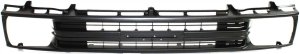 Grille for 1989-1991 TOYOTA PICKUP, Painted Black Shell and Insert, 1-Piece Type, 2WD (Two-Wheel Drive), Replacement