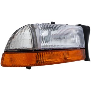 Headlight Assembly for Dodge Dakota 1997, Durango 1998 Right (Passenger), Halogen, Durango Until 8-18-1997, Replacement