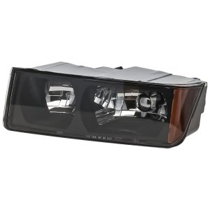 Headlight Assembly for Chevrolet Avalanche 2002-2006, Left (Driver), Halogen, with Body Cladding, Replacement