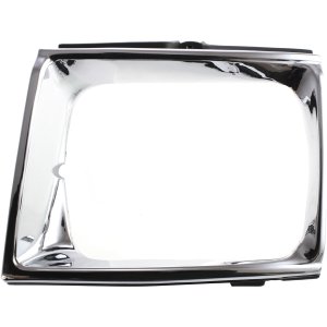 Headlight Door for Toyota Pickup 1989-1991, Right (Passenger), 4WD (Four-Wheel Drive), Chrome, Replacement