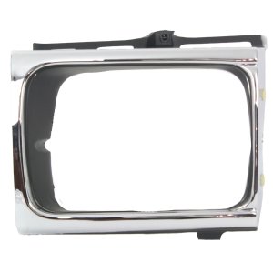 Headlight Door for Toyota Pickup 1992-1995, Right (Passenger), 4WD (Four-Wheel Drive), Chrome/Black, Replacement