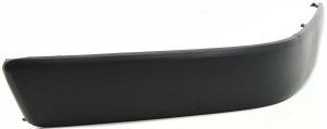 Front Bumper Impact Molding for Toyota Tercel 1995-1997, Right (Passenger) Side, Plastic, Black, Replacement