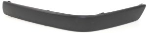Front Bumper Impact Molding for Tercel Toyota 1995-1997, Left (Driver) Side, Durable Plastic, Sleek Black, Replacement