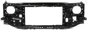 Radiator Support Assembly for 1995-1997 Toyota Tacoma, Black Steel, Replacement