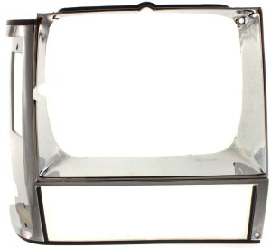 Headlight Door for Jeep Cherokee 1984-1990 Right (Passenger) Side, Chrome Replacement