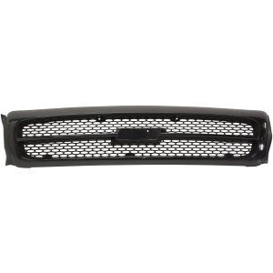 Grille for Chevrolet Impala SS Model 1994-1996, Painted Black Shell and Insert, Replacement