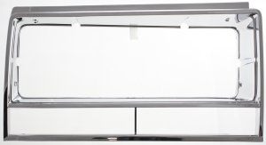 Chrome Headlight Door for Chevrolet El Camino (1982-1987) and Malibu (1982-1983), Right (Passenger), Replacement