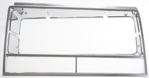 Headlight Door for Chevrolet El Camino (1982-1987), Malibu (1982-1983), Left (Driver), Chrome, Replacement