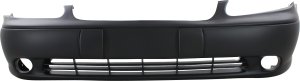 Front Bumper Cover for Chevrolet Malibu 1997-2003/Classic 2004-2005, Primed (Ready to Paint), with Fog Light Holes, Replacement