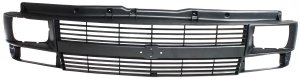 Black Grille for Chevrolet ASTRO, Compatible with 1995-2005 Models, Includes Sealed Beam Headlight, Replacement