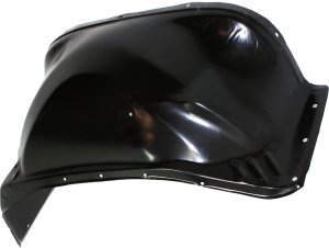 Inner Fender Wheelhouse for Chevrolet Suburban (1981-1991), Right (Passenger) Side, Steel, Black, Replacement