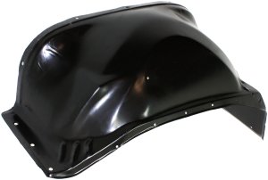 Inner Fender Wheelhouse for Chevrolet Suburban, 1981-1991, Left (Driver), Steel, Black, Replacement